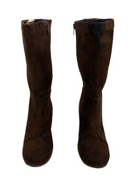 SmartFit Brown Mid-Calf Boots Girls' Size 3